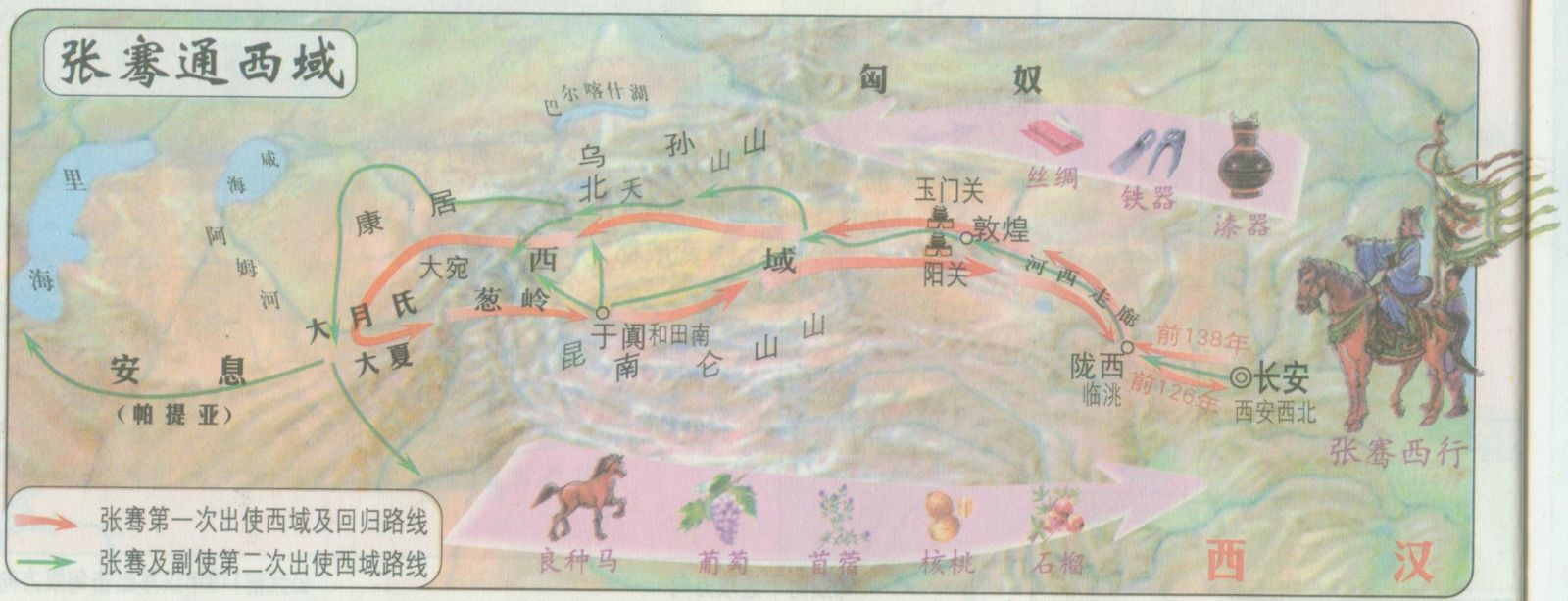 ประวัติศาสตร์จีน, ฮั่น, เส้นทางสายไหม, ฮั่นหวู่ตี้, ตงฟางซั่ว, โปเยโปโลเย